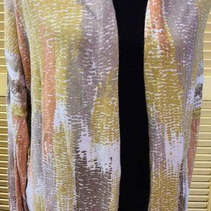 Lightweight TABITHA Cardigan Shirt Sweater Medium